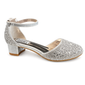 Bagley Mishka Alicia Girls' Dress Shoe - Silver