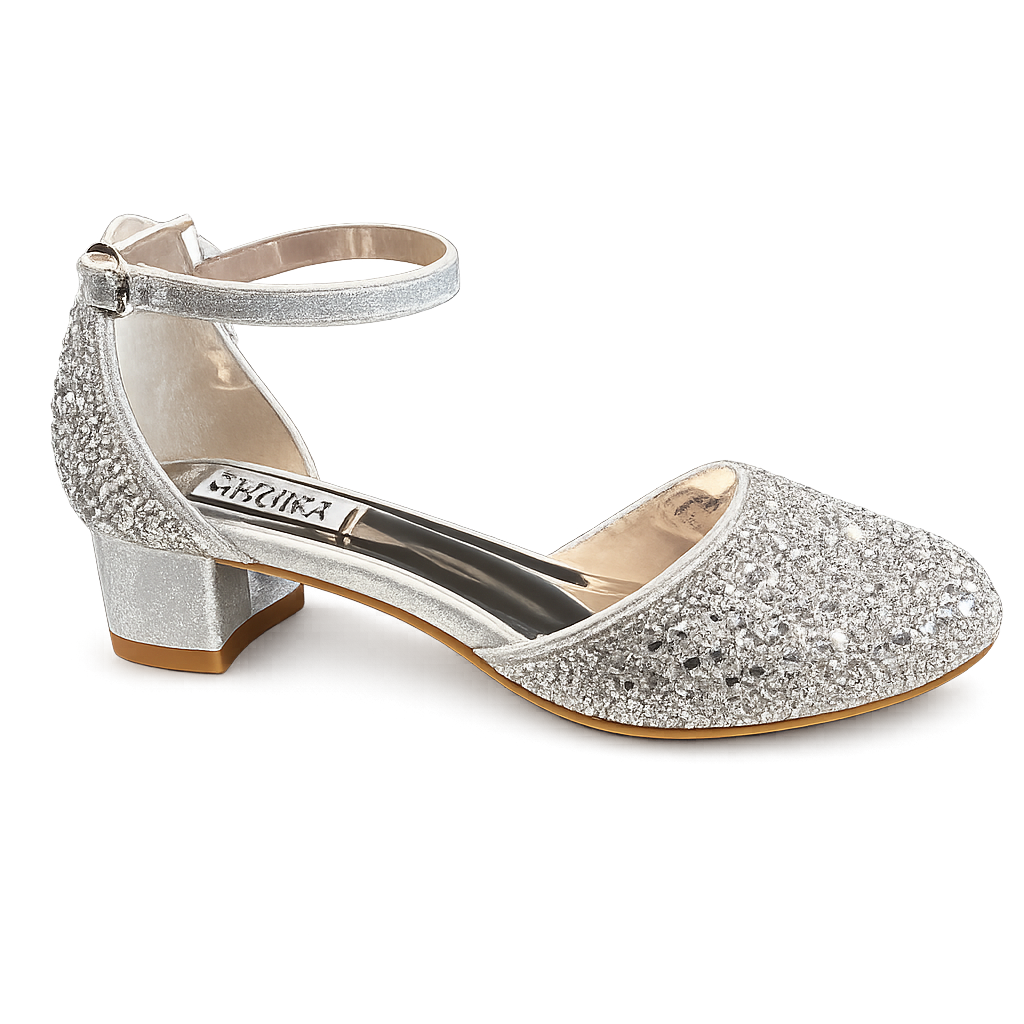 Bagley Mishka Alicia Girls' Dress Shoe - Silver