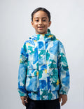 Walking Pi Little Stanley Rain Jacket - Snowy Dino