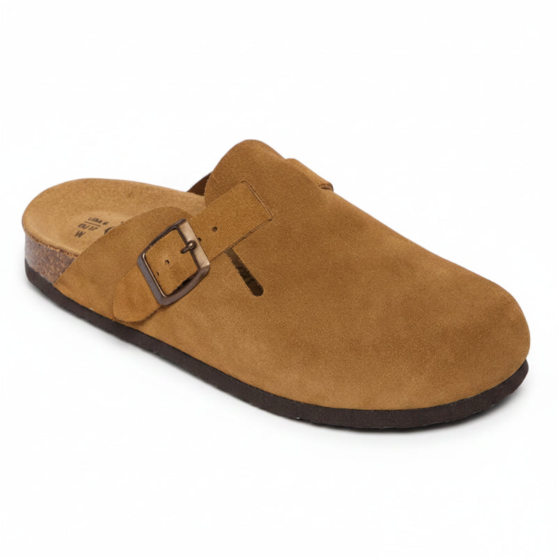 Men's Plakton Blog Thick Suede Dark Tan