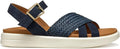 Women's Geox D Xand 2S B Suede Sandal – Navy