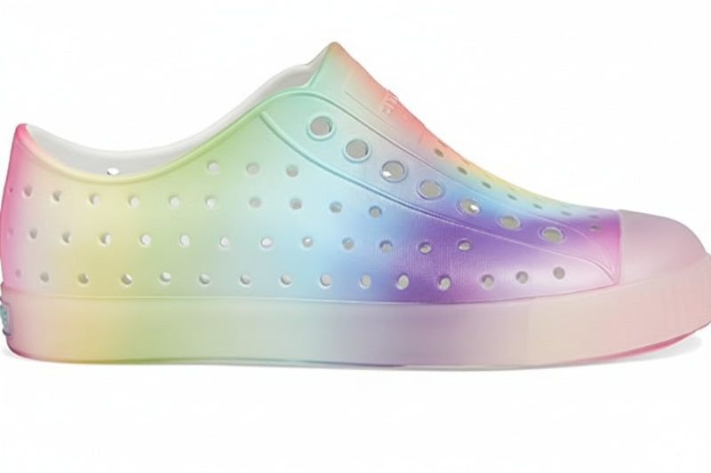 Native Jefferson Print - Shell White/Translucent/Rainbow Blur