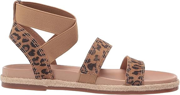 Women's Lucky Brand Dilane Sandal – Natural Distressed Leopard
