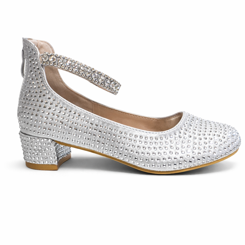 Bagley Mishka Chelsea Girls' Dress Boot - Silver