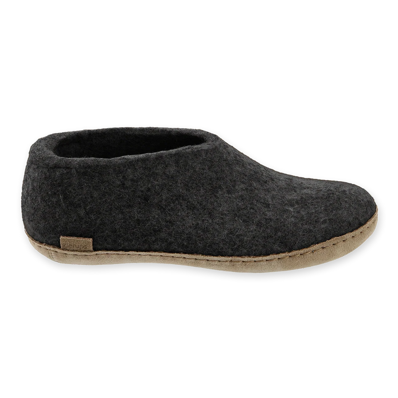 Glerups Shoe - Charcoal, Leather Sole