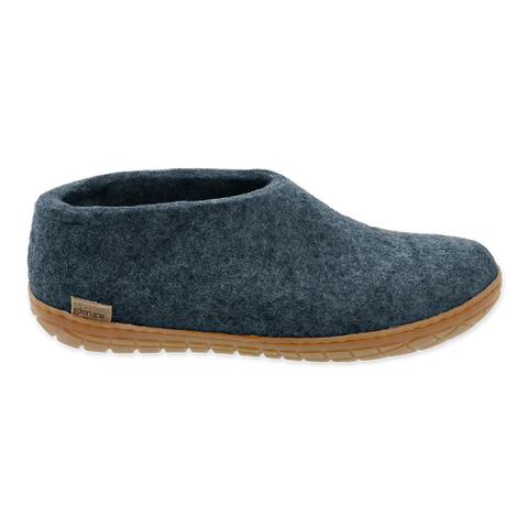 Glerups Shoe Women's - Denim, Honey Rubber Sole