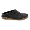 Glerups Slip-on - Charcoal, Leather Sole