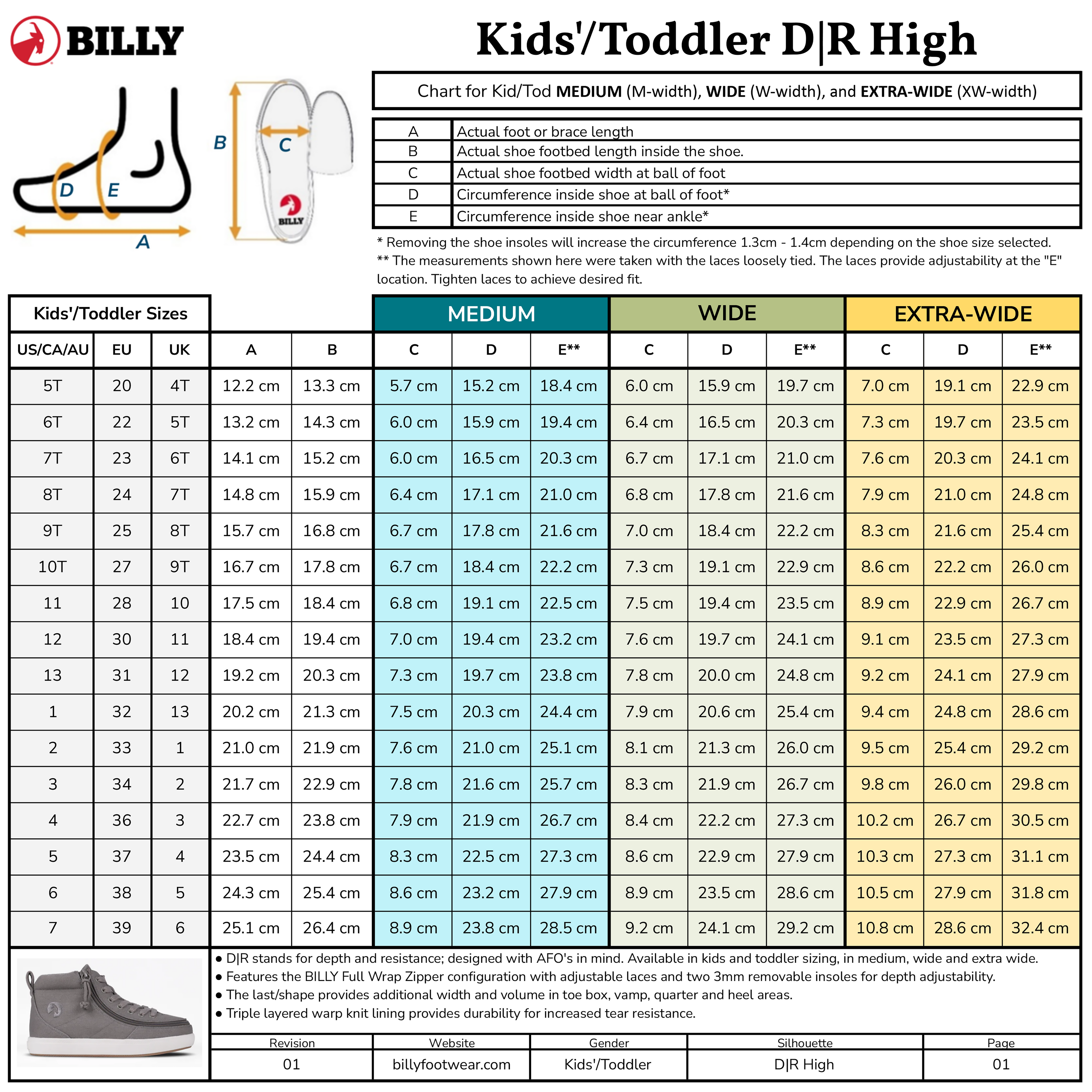 Silver Multi Glitter BILLY Classic D|R II High -Shoekid.ca