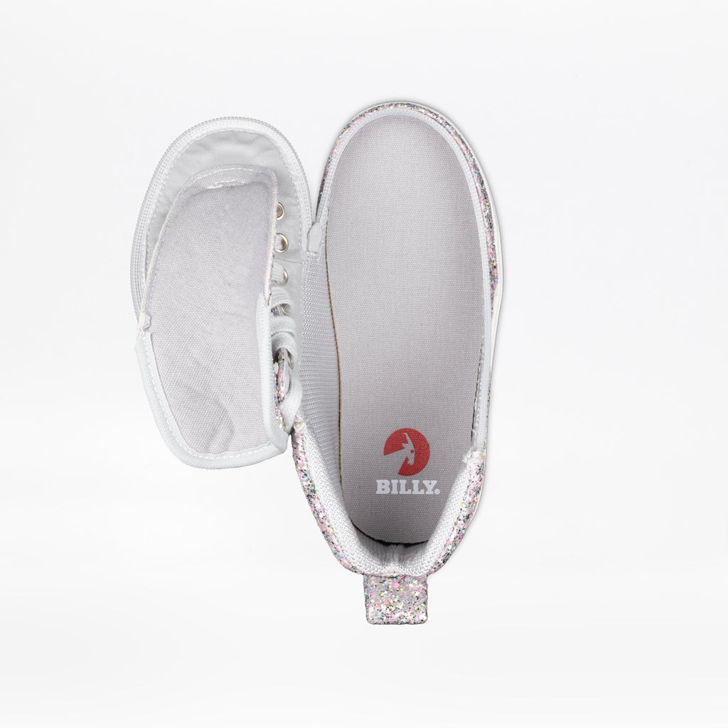 Silver Multi Glitter BILLY Classic D|R II High -Shoekid.ca