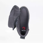 Charcoal/White BILLY Classic Lace High Tops -Shoekid.ca