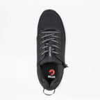 Men's BILLY Limitless Adaptive Shoes for neuropathy, diabetes, plantar fasciitis, and wide feet; top view in black.