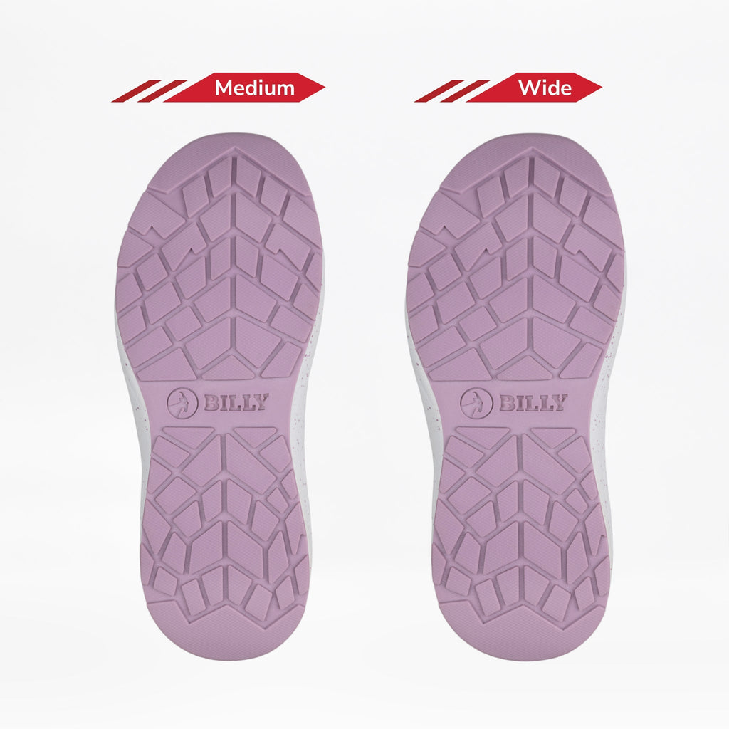 Women's Mauve/White/Plum BILLY Sport Inclusion DZ1 -Shoekid.ca