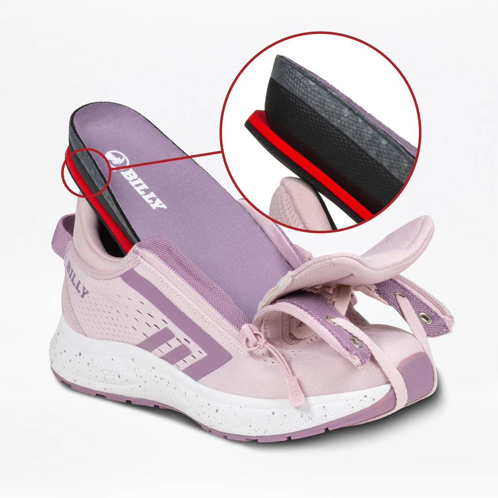 Women's Mauve/White/Plum BILLY Sport Inclusion DZ1 -Shoekid.ca