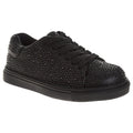 Bagley Mishka Audrey Girls' Glitzy Sneaker - Black