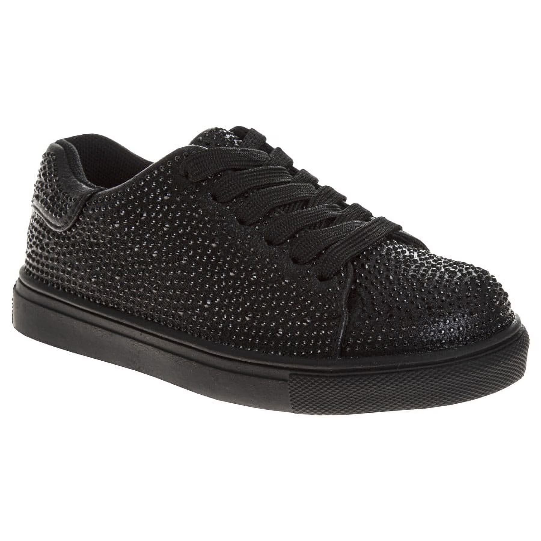 Bagley Mishka Audrey Girls' Glitzy Sneaker - Black