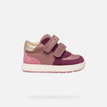 GEOX B Biglia Baby Shoe - Rose/Smoke/Purple