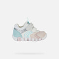 GEOX IUPIDOO WHITE ROSE RUNNING SHOES TODDLER