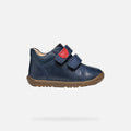 GEOX B Macchia B.A Baby Shoe - Navy (Wax Lea+Suede)