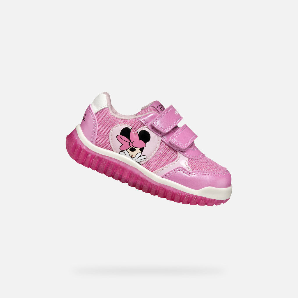 GEOX Disney Minnie Lightyloo Baby Shoe - DK Pink