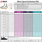 Men's Black/Black/Gum BILLY Sport Inclusion DZ1 -Shoekid.ca