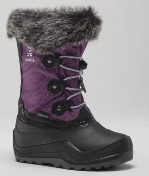 Kamik Powdery 3 - Kids' Grape Winter Boots