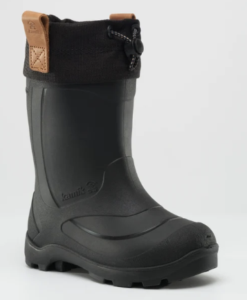 Kamik Tundra Jr – Kids' Black Winter Boots