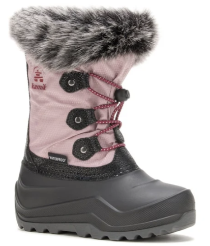 Kamik Powdery 3 – Kids' Lt. Pink Winter Boots