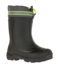 Kamik Snobuster 3 – Kids' Charcoal/Lime Winter Boots