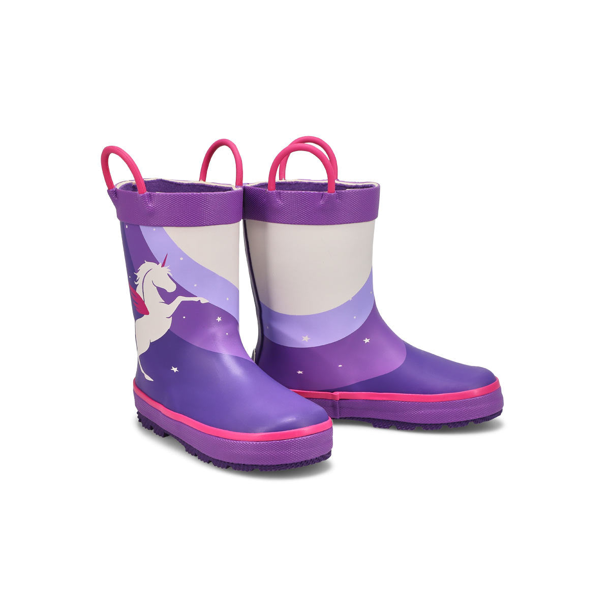 Kamik Purple Unicorn Girls Toddler Little Kids Rain Boot