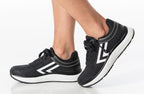 Women's Black/White BILLY Sport Inclusion Too Sneakers for orthopedic needs, AFO-compatible, wide-width, ankle support.