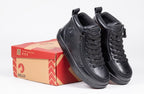 Black to the Floor Leather BILLY Classic D|R II High Tops -Shoekid.ca