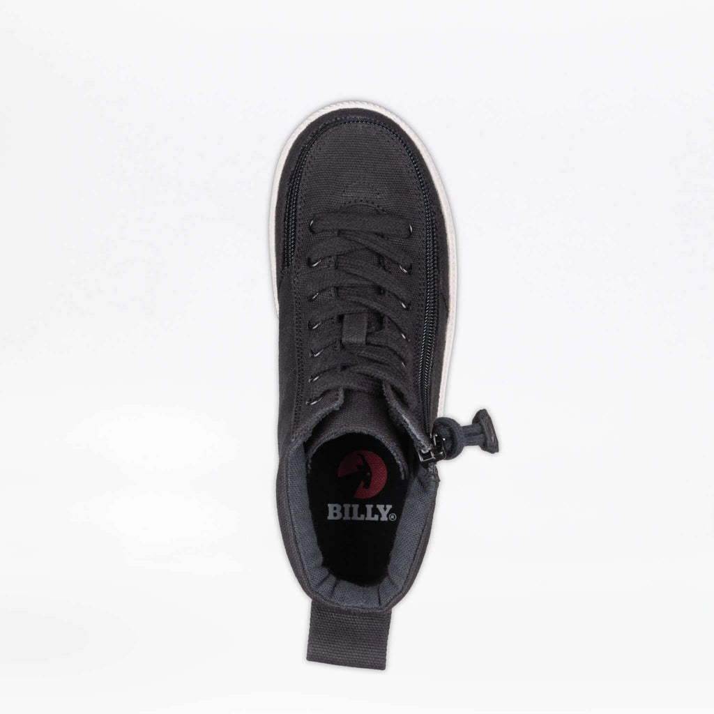 Black/White BILLY Classic Lace High Tops -Shoekid.ca