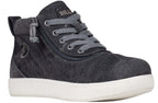 Black Acid Wash BILLY D|R II Short Wrap High Tops -Shoekid.ca