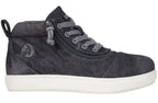 Black Acid Wash BILLY D|R II Short Wrap High Tops -Shoekid.ca