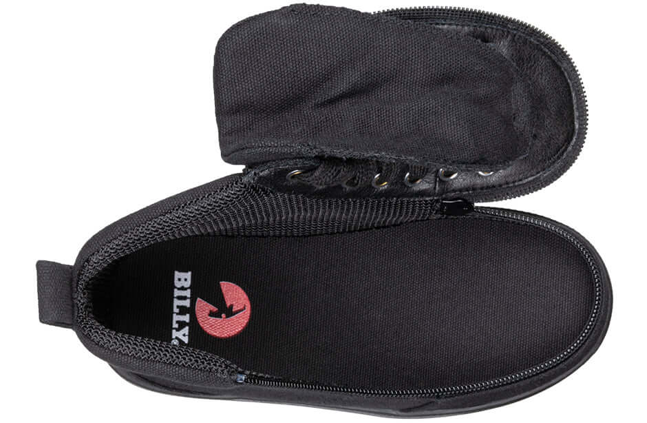 Black to the Floor BILLY Classic D|R II High Tops CPMA-Certified AFO-Ready