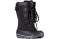 Black BILLY Ice Winter Boots for kids, AFO friendly, insulated for warmth and comfort in extreme cold, durable and easy access design.