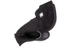 Black BILLY Ice Winter Boots showing insulated inner fabric, keeping feet warm. AFO friendly design for kids, ideal for extreme cold.