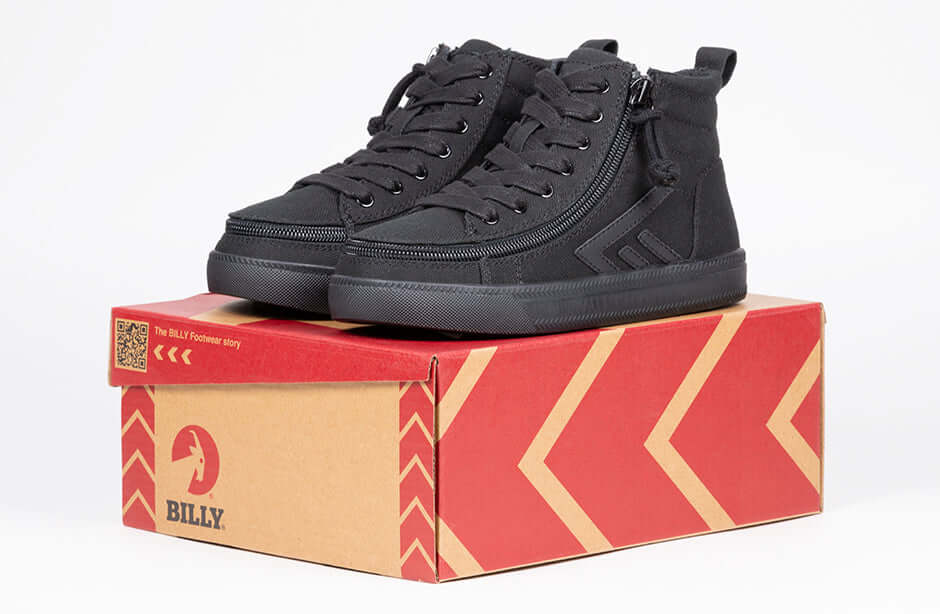 Black to the Floor BILLY CS 2.0 High Tops -Shoekid.ca