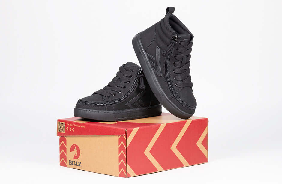 Black to the Floor BILLY CS 2.0 High Tops -Shoekid.ca