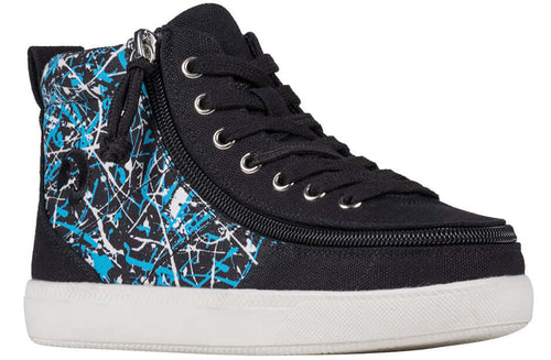 Black Graffiti BILLY Classic D|R II High Tops CPMA-Certified AFO-Ready -Shoekid.ca