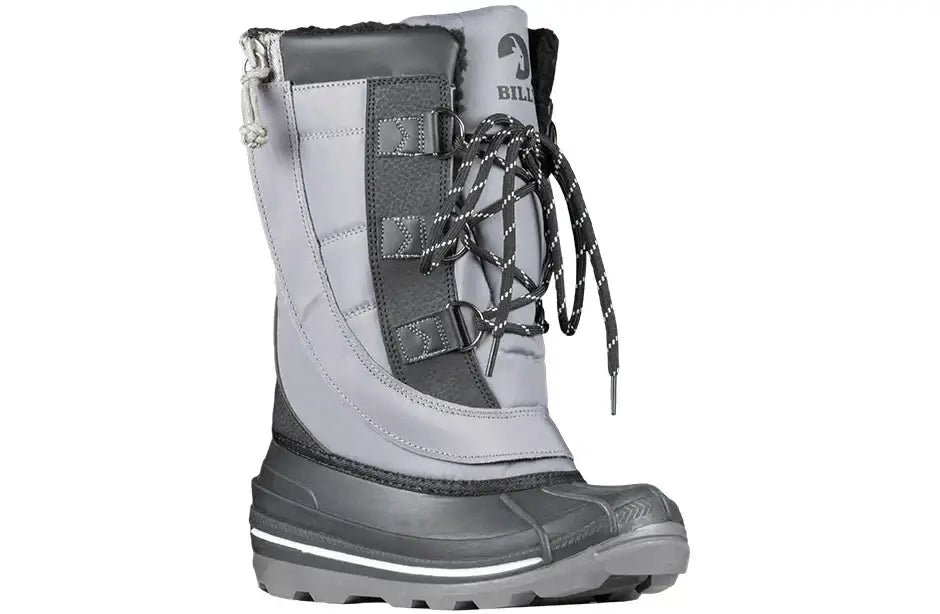 Black Grey BILLY Ice II Kids Winter Boots - AFO Friendly, insulated and designed for extreme cold conditions. BILLY ICE Winter Boots for Kids.