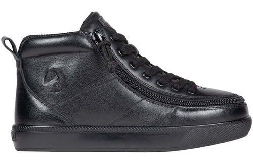 Black to the Floor Leather BILLY Classic D|R II High Tops -Shoekid.ca