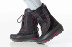 Black/Pink BILLY Ice II Winter Boots - AFO Friendly, insulated for extreme cold, easy access design for kids.