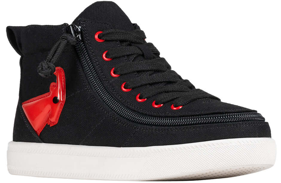Black/Red Light Ups BILLY Classic D|R High Tops -Shoekid.ca