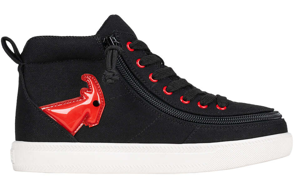 Black/Red Light Ups BILLY Classic D|R High Tops -Shoekid.ca
