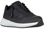 Black BILLY Goat orthopedic shoe for men, AFO-compatible with easy-entry zipper, approved by CPMA, ideal for ankle support.