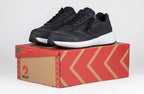 Black BILLY Goat CPMA Certified AFO-Ready Shoes on Box for Men, Wide Width, Orthopedic, Ankle Support, Easy Zipper Entry.