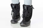 Black/Black BILLY Ice II Winter Boots - AFO Friendly Kids' Insulated Footwear