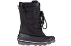 Black BILLY Ice Winter Boots for Kids - AFO Friendly, featuring insulated design for warmth and comfort in extreme cold.