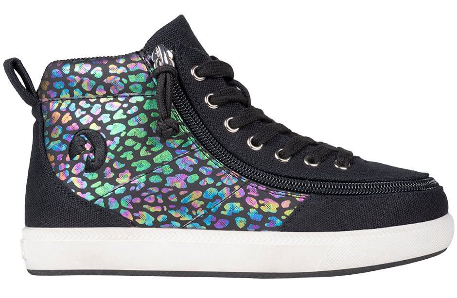 Black Leopard BILLY Classic D|R II High Tops CPMA-Certified AFO-Ready -Shoekid.ca